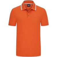 BOSS Poloshirt aus Baumwolle mit Logo-Print