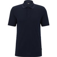 BOSS Poloshirt mit seitlichen Monogramm-Streifen