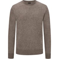 BOSS Pullover Escrito aus weichem Kaschmir