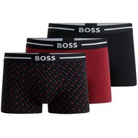 BOSS Retro Pants Herren Retropants TRUNK 3P BOLD DESIGN 3er-Pack (3-St)