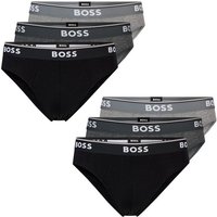 BOSS Slip Cotton Stretch (6-St) mit umlaufend eingewebtem Markenschriftzug