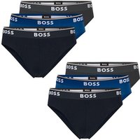 BOSS Slip Cotton Stretch (6-St) mit umlaufend eingewebtem Markenschriftzug