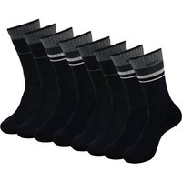 BOSS Sportsocken QS Rib Stripe CC (4-Paar) mit BOSS Logo am Bund