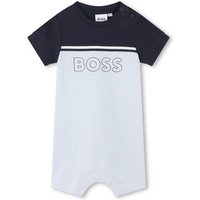 BOSS Strampler BOSS Baby Playsuit himmelblau mit Logo