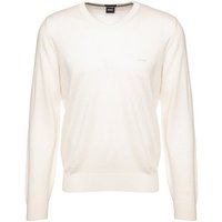 BOSS Strickpullover Baram-L mit Logo-Stick (1-tlg)