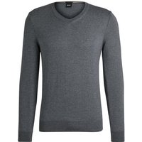 BOSS Strickpullover Strickpullover V-Neck - Regular Fit