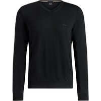 BOSS Strickpullover Strickpullover V-Neck - Regular Fit