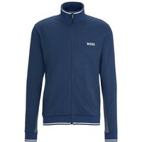 BOSS Sweatjacke Tracksuit Jacket mit kontrastfarbenen Streifen