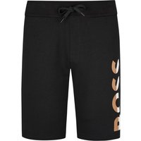 BOSS Sweatshorts aus Baumwolle mit Logo-Print