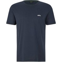 BOSS T-Shirt Herren T-Shirt TEE CURVED mit Bio-Baumwolle (1-tlg)