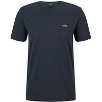 BOSS T-Shirt Herren T-Shirt TEE CURVED mit Bio-Baumwolle (1-tlg)