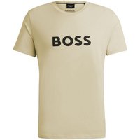 BOSS T-Shirt T-Shirt RN mit großem Markenprint auf der Brust