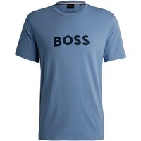 BOSS T-Shirt T-Shirt RN mit großem Markenprint auf der Brust