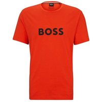 BOSS T-Shirt T-Shirt RN mit großem Markenprint auf der Brust