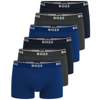 BOSS Trunk Cotton Stretch (6-St) mit umlaufend eingewebtem Markenschriftzug