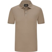 BOSS Unifarbenes Poloshirt in Jersey-Qualität