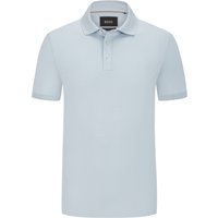 BOSS Unifarbenes Poloshirt in Jersey-Qualität