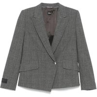 Boss - Medium Grey/Black Check Jarinara Jacket - Größe 40 - grau