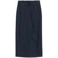 Boss - Navy Blue Vemata2 Skirt - Größe 38 - blau