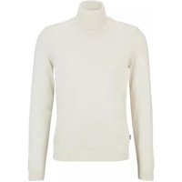 Boss - Rollkragenpullover Musso aus Schurwolle - Größe 3XL - weiß