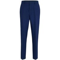 Boss - Slim-Fit Hose aus Schurwolle - Größe 98 - blau