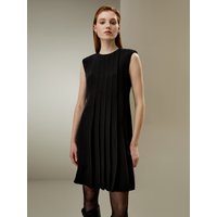 LILYSILK Seidenkleid Schwarz DE 30Mm Seide Crêpe De Chine Und Chiffon Ärmelloses Hautfreundlich Und Atmungsaktiv 30