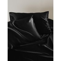 LILYSILK 2er Pack Seidenkissenbezug 100% Seide Klasse 6A Schwarz 40x60cm Deutschland