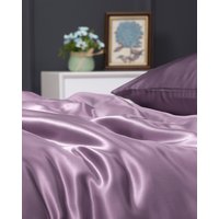 LILYSILK Bettbezug Seiden Lavendel DE Reine Seide Glatt Weich Und Gemütlich Bettdeckenbezüge 220x240cm