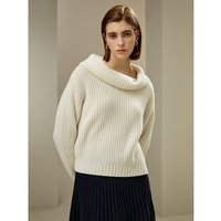 LILYSILK Damen Pullover Für Damen Weiß DE Ausgeprägtes Gespür Für Styling Entspannte Passform XS