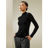 LILYSILK Damen Kaschmirpullover Für Damen Schwarz DE Schlanke Passform XS