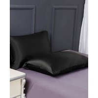 LILYSILK High-End Seidenbezug Kissen Schwarz 50X70Cm