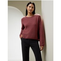 LILYSILK Kaschmirpullover Damen Rot DE 75% Kaschmir Und 25% Seide Gemütlich Und Bequem Leicht Und Weich S