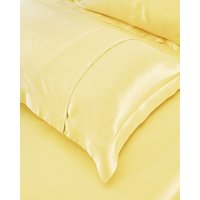 LILYSILK Seide Kissenbezug Gold DE 100% Seide Klasse 6A Oxford Super Weich Kissenhülle 40X80Cm