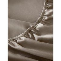 LILYSILK 25 Momme Seide Spannbettlaken Silber Grau Deutschland 100% Reine Seide Glänzend Super Weich Spannbettlaken 200x200+30cm