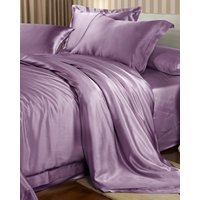 LILYSILK Seiden Bettbezug Lavendel DE 100% Reine Seide Nahtloser Weich Und Gemütlich Bettdeckenbezüge 200x200cm