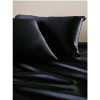 LILYSILK Seiden Kopfkissenbezug Deutschland Dunkel Blau 50x60cm