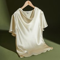 LILYSILK Seiden T Shirt Damen Lilienweiß Deutschland Charmeuse Seide Normale Passform Atmungsaktiv Superleicht 30