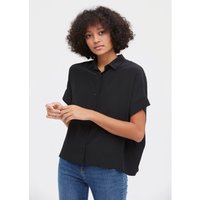 LILYSILK Seiden T Shirt Damen Schwarz DE 100% Maulbeerseide Mit Kurzen Ärmeln Atmungsaktiv M