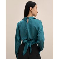 LILYSILK Seidenblusen damen sale 100% Reine Seide Perfekt für jeden Anlass Deutschland Adriablau S