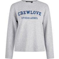 MARC AUREL Langarmshirt mit CREWLOVE Stickerei