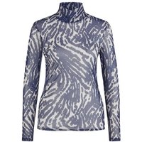 MARC AUREL Langarmshirt mit abstraktem Tigerprint