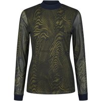 MARC AUREL Shirtbluse mit abstraktem Linienprint