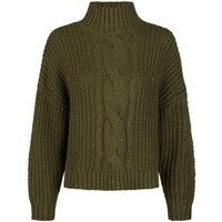 MARC AUREL Strickpullover Strick khaki