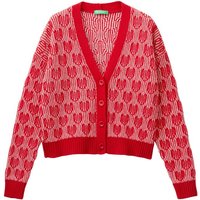 United Colors of Benetton Cardigan mit Herzmotiv