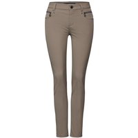 STREET ONE Röhrenhose Middle Waist