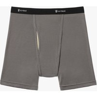 LILYSILK Seiden Boxershorts Dunkel Grau DE Normale Passform Hautfreundlich Und Atmungsaktiv XL