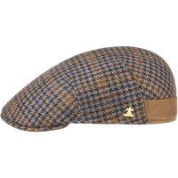 Houndstooth Flatcap mit Kaschmir by Lierys Gold