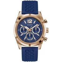 Resistance Multifunktions Blau Roségold Uhr Guess