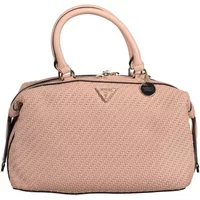 Elegante Rosa Satchel mit Kontrastdetails Guess