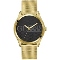 Reputation Gold Schwarz Edelstahl Uhr Guess